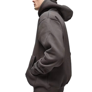 Sudadera con Capucha Oversize de Algodón 100% para Streetwear al por Mayor con Diseños Estampados, Gruesa, Lisa y de Alto Gramaje 500GSM - Product Image 1