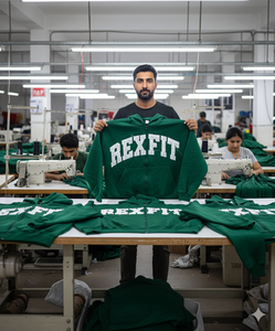 Sudadera con capucha de peso pesado con bordado desgastado, estilo vintage, lavado ácido, con cremallera, logotipo personalizado, proveedor de ropa urbana - Product Image 3