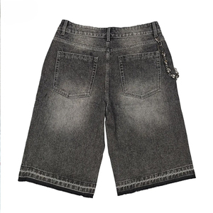 Pantalones Cortos de Mezclilla de Estilo Único al por Mayor para Hombre, Ropa Casual Urbana, Pantalones Cortos de Mezclilla Ligeros con Pedrería para Adultos - Product Image 4