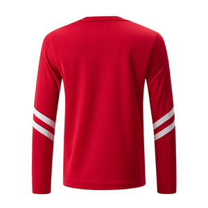 เสื้อยืดกีฬาโพลีเอสเตอร์แขนยาวพรีเมียมพร้อมการพิมพ์แบบซับลิเมชั่นตามสั่งสำหรับทีม - Product Image 4
