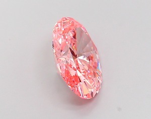 Diamant CVD rose vif fantaisie de 3,01 carats, de forme ovale, de luxe, cultivé en laboratoire, clarté VVS2, polissage excellent, diamant non monté pour bijoux - Product Image 4