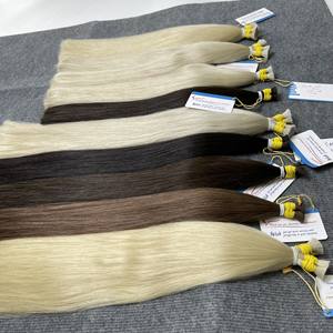 Precio de fábrica 100% Extensiones de cabello humano vietnamita de súper alta calidad Natural Liso a granel sin enredos Gran stock - Product Image 6