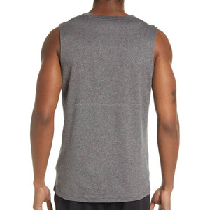 Cheap Custom Logo Tank <b>Top</b> <b>Men</b> Soft & Elastic Comfortable Wear <b>Men</b> Gym Tank <b>Top</b> Cotton 95% Elastane 5% <b>Men</b> S Clothing - Product Image 3