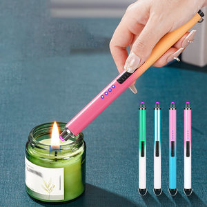 Encendedor Electrónico de Metal Recargable por USB, Resistente al Viento, Tipo Dericsson, para Velas y Cocina - Product Image 2