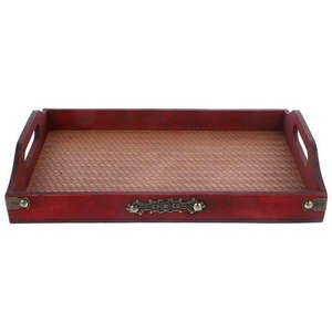 Bandeja de madera decorativa de estilo moderno y muy solicitada para servir frutas y alimentos en el hogar, bodas, hoteles y mesas. - Product Image 6