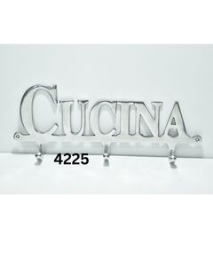 Best Quality Cucina Word Wall <b>Hook</b> Decorative Aluminum <b>Kitchen</b> Key Holder Modern Wall Mounted <b>Hook</b> Rack Available For Sale - Product Image 2