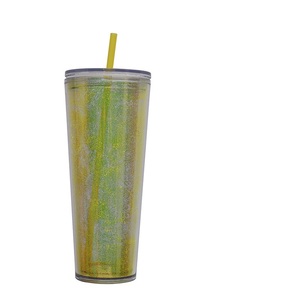750ml <b>Glitter</b> Tumbler with Straw BPA Free Portable Party Drinking Cup - Product Image 1