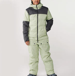 Traje de Nieve/Esquí Unisex Personalizado OEM con Cremallera, Impermeable, Cortavientos, 100% Poliéster, Ropa de Montañismo para Exteriores - Product Image 1