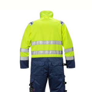 2026 High Quality Breathable <b>Waterproof</b> Anti-static Plus Size Outdoor Custom Work Wear Uniforms Hi Visibility <b>Overalls</b> Coveralls - Product Image 4