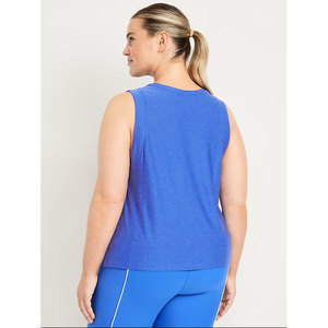 Débardeur sans manches léger et basique pour femme, idéal pour l'été, vêtement décontracté quotidien, personnalisation de marque, vente en gros - Product Image 5