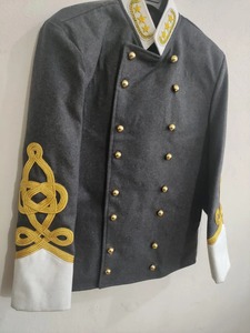 Abrigo Militar de Lana |   Chaqueta de Oficial Confederado de la Guerra Civil |   pieza de vestuario o uniforme teatral - Product Image 4