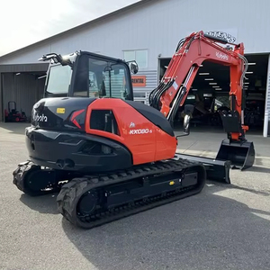 Excavatrice sur chenilles Kubota KX080-5, 3 tonnes, compacte, 74,3 CV, équipement de construction hydraulique - Product Image 1