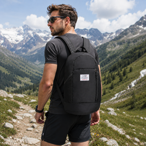 Sac à dos de randonnée de haute qualité, imperméable, OEM ODM, fabricant sur mesure, pour les sports de plein air, avec broderie, panneau solaire, antivol, unisexe - Product Image 5