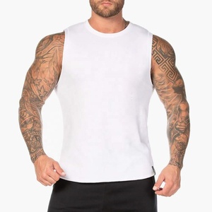 Camiseta sin mangas deportiva de color personalizado para hombre, camiseta sin mangas personalizada para deportes de entrenamiento de gimnasio de alta calidad para hombre - Product Image 4