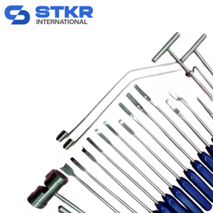 Juego de Instrumentos para Extracción de Cemento, 22 Piezas, Titanio Azul, Ortopédico - Product Image 4