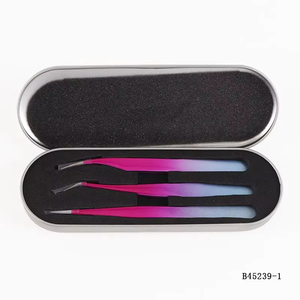 Pinzas Profesionales para Pestañas, Juego de Herramientas de Acero Inoxidable con Agarre Preciso y Diseño Antiestático para Injerto de Pestañas - Product Image 5