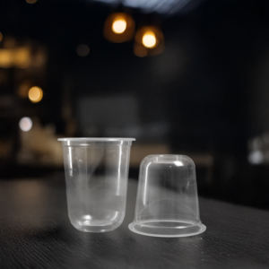 Meilleur prix de gros, gobelets à café jetables transparents en PP écologiques de 16, 20 et 24 oz, à paroi simple, pour boissons froides - Product Image 3