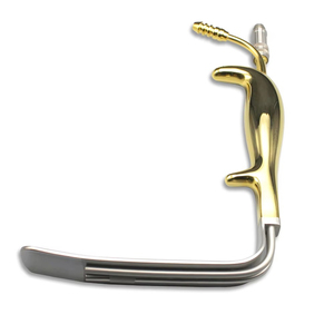 Fibre Optic Breast Retractor with Ferreira Breast Augmentation Light Source Tebbutts Steel Plastic Surgery Breast Retractor - Product Image 3