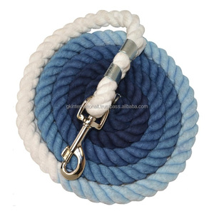 Cuerda de plomo de algodón colorida personalizada para caballos con gancho de seguridad cuerda de plomo de caballo de nailon PP resistente sólido - Product Image 3