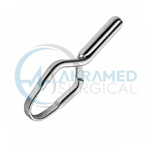 Clip d'occlusion vasculaire chirurgical Akramed 4 mm à mâchoire droite, instrument neurochirurgical temporaire en acier inoxydable de classe I, certifié CE - Product Image 2