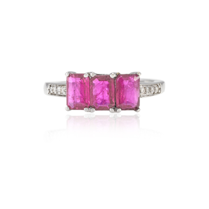 14K Solid <b>Gold</b> Men's Rainbow Moonstone Statement <b>Ring</b> - Product Image 2