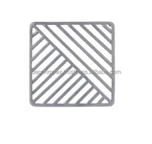 จานรองแก้วอลูมิเนียมกันรอยขีดข่วนทนความร้อนพร้อมผิวโลหะเรียบเหมาะสำหรับเสิร์ฟเครื่องดื่มในบ้าน - Product Image 1