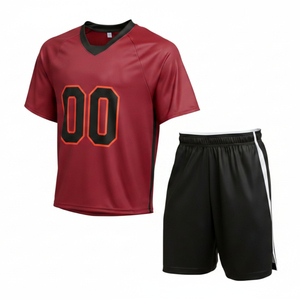 Uniforme de lacrosse personnalisé avec nom et numéro d'équipe imprimés, design unique, matière 100% polyester, séchage rapide et imperméable, service OEM - Product Image 1
