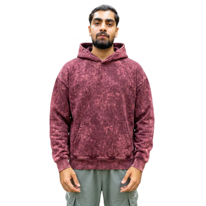 Sweat-shirt à capuche pour homme, surdimensionné, imprimé tie-dye 3D, de haute qualité, 100% coton, tissu molletonné français, streetwear décontracté - Product Image 6