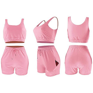 Conjuntos de Sujetador Deportivo Corto, Ropa Deportiva para Gimnasio, Conjunto de Ropa Deportiva para Mujer, Sujetador Deportivo, Leggings de Yoga, Conjunto de Sujetador y Leggings de Yoga, Venta al por Mayor - Product Image 5