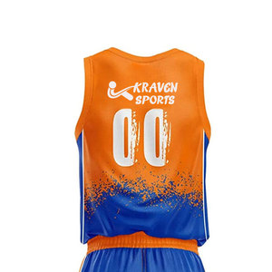 Wholesale High Quality Men's Basketball Uniform Sets Customized Logo & Design Breathable Eco-Friendly Basketball Uniform - Product Image 6