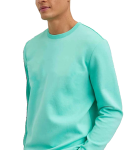 เสื้อสเวตเชิ้ตคอกลมผู้ชาย สีพื้น ผ้าถัก ทรงปกติ สวมใส่สบายๆ สำหรับฤดูใบไม้ร่วง - Product Image 5