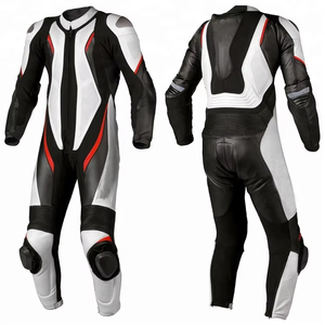 Combinaison de moto unisexe en cuir durable pour l'été et l'hiver, respirante, à séchage rapide, coupe-vent, imperméable, anti-UV, résistante aux chocs - Product Image 1