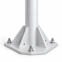 Éolienne à axe vertical de type H de 5 kW, générateur à aimants permanents 96 V 120 V 220 V pour système hybride éolien-solaire