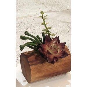 Jardinière en bois de Sheesham style ferme, vente en gros - Product Image 1