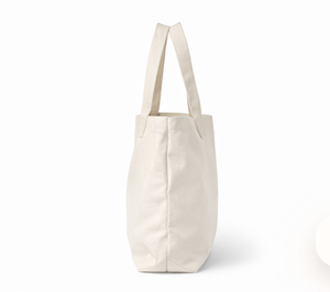 Custom Printed 100% Cotton <b>Canvas</b> <b>Tote</b> Bag with Silk Screen Logo Zipper Closure Shoulder Handle-Low MOQ for Women - Product Image 4