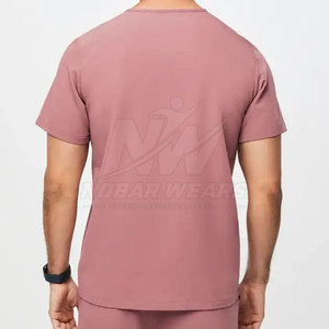 Blouse de travail médicale légère pour hommes, idéale pour les médecins, les infirmières et le personnel de clinique, avec design personnalisé et approvisionnement en gros - Product Image 2