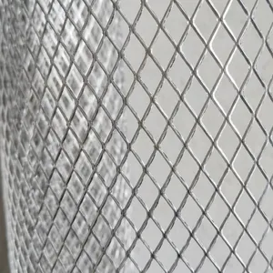 Rollo de Malla de Aluminio de Alta Resistencia con Patrón de Diamante, Malla Expandida Arquitectónica de Aluminio, Pantalla Metálica con Patrón de Diamante - Product Image 1