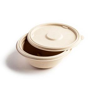 Contenedor Redondo Ecológico de 750 ml con Tapa para Entrega de Alimentos, Empaque de Almuerzo y Almacenamiento Refrigerado a Precio de Mayoreo - Product Image 1