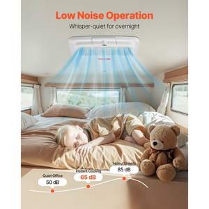 Aire Acondicionado para Autocaravanas de 13500 BTU, Sin Ductos, Blanco, Altamente Compatible, Diseño Silencioso de 65 dB, para Campistas y Furgonetas, Reemplazo de Unidades Viejas o Dañadas - Product Image 5