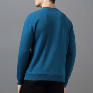 Sweat-shirt à col rond pour homme, tendance, sublimation tie-dye, uni, pour la gym et l'hiver – Vente en gros - Product Image 3