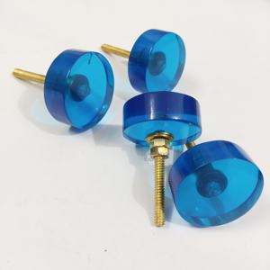 Perillas de puerta grises únicas para habitación de niños, resina colorida con acentos de ondas naranjas blancas, armarios perfectos para interiores y exteriores - Product Image 4