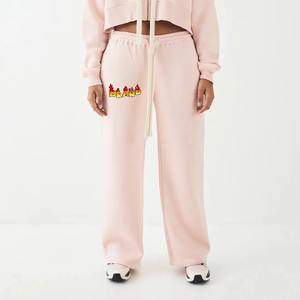 Pantalones de Cintura Media con Cristales, Estilo Europeo y Americano, para Hombre y Mujer, 100% Algodón, Ligeros, de Secado Rápido, Casuales y Deportivos - Product Image 4