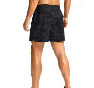 Shorts de course pour hommes respirants en toile imprimée par sublimation, taille élastique, décontractés, séchage rapide, haute qualité - Product Image 3