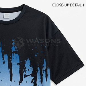 T-shirt décontracté surdimensionné pour homme en tissu léger et respirant, imprimé sur le devant, tenue quotidienne, mode urbaine, confortable à porter - Product Image 2