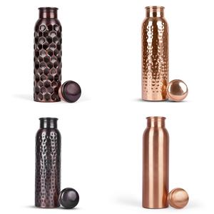 Leakproof <b>Copper</b> Drinking Bottle with Secure Screw Cap - Product Image 5