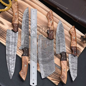 Hot Sale Oem Service Damascus <b>Kitchen</b> <b>Knife</b> Set <b>Kitchen</b> Accessories Damascus <b>Kitchen</b> <b>Knife</b> Set - Product Image 3