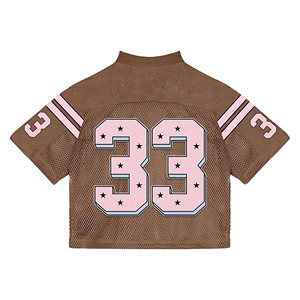 American Football Jersey Unisex <b>Fans</b> Design Mesh Heat-Transfer Printing 100% Polyester Quick Dry V-<b>neck</b> - Product Image 6