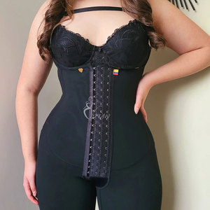 Body sculptant amincissant pour <span class=keywords><strong>femme</strong></span>, à compression, ouvert sur les seins, avec contrôle abdominal et effet liftant fessier, pour BBL Phase 2 - Product Image 5