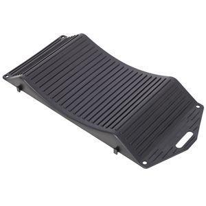 Set di 4 Rampe Antiscivolo Nere per Pneumatici, Design in Plastica Rigida, Non Adatte per il Sollevamento Automatico - Product Image 1