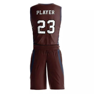 Uniformes de Baloncesto Personalizados de Alta Calidad, 100% Poliéster, Secado Rápido, Sin Mangas, para Deportes al Aire Libre de Verano - Product Image 1